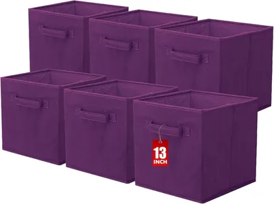 Produktbild von Omgoods – Set mit 6 zusammenklappbaren Aufbewahrungsboxen