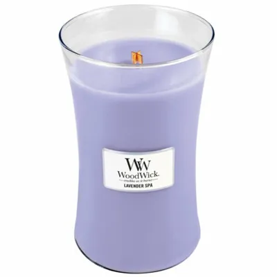 Produktbild von WoodWick - Lavendel Spa Vase (Lavendel Spa) - Duftkerze 609,5g