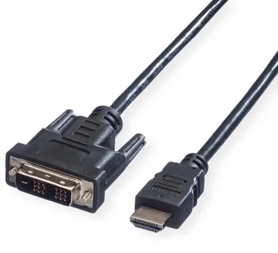 Immagine prodotto di Value VALUE Cavo per monitor, DVI (18+1) - HDMI, M/M 2 m