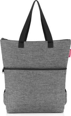 Produktbild von reisenthel cooler-backpack, Thermo-Tragetasche, Thermotasche, Kühltasche, Rucksack, Isolierte Tasche, Polyestergewebe, Twist Silver, 18 L, LJ7052