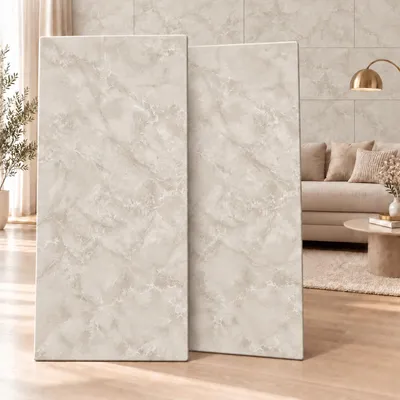 Produktbild von Polystyrol Paneelen XPS Styropor 100x50 cm – Betonoptik Marmor Imitation | Leichte Wandverkleidung Deckenpaneele Moderne Raumgestaltung 0,5m², KI-generiertes Bild