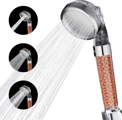 Produktbild von Cobbe Hochdruck Handbrause mit Filtration, 3 Auslassmodi