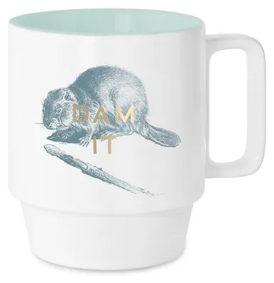 Immagine prodotto di Tazza in Vetroceramica Dam It da 355 ml - Designworks Ink