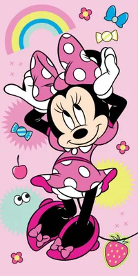 Obrázek produktu pro Dětská plážová osuška Minnie Mouse