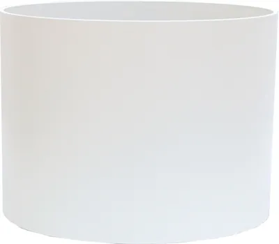 Produktbild von Kunststoff Hydro Blumenkübel Elegance RU60 reinweiß struktur wb Rollen Ø 60.0cm Höhe 44.0cm