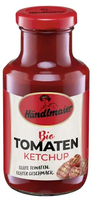 Zdjęcie produktu dla Händlmaier– ketchup ekologiczny o zrównoważonej kompozycji smakowej, opakowanie 250 ml