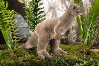 Produktbild von Kösen Dino Tyrannosaurus Rex stehend 30 cm grau Plüschsaurier