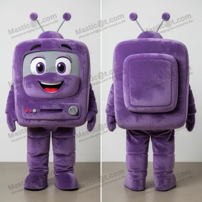 Immagine prodotto di Mascotte MASTICOT Gonfiabile Morbida Viola da Televisione