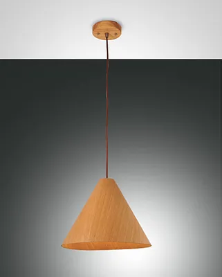 Produktbild von Fabas Luce Pendelleuchte Esino E27 Ø330mm Eichenholz