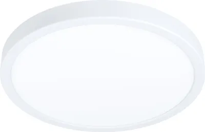Produktbild von EGLO LED Deckenleuchte Fueva 5, Ø 28,5 cm, Aufbauleuchte aus Stahl und einer Kunststoff Leuchtfläche, Deckenlampe in Weiß, LED Aufbaulampe neutralweiß