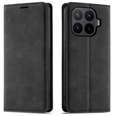 Produktbild von Klapphülle für das Xiaomi 17T mit Magnetverschluss aus Leder + 9H-Glas