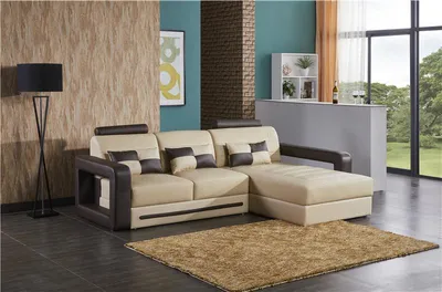 Zdjęcie produktu dla Ecksofa L-Form Sofa Couch Polster Garnitur Wohnlandschaft Ledersofa Sofas Leder