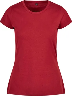 Immagine prodotto di Build Your Brand Basic BB012 | LadiesŽ Basic Tee Maniche corte e incastonate - Colore: Borgogna - Taglia: XXL