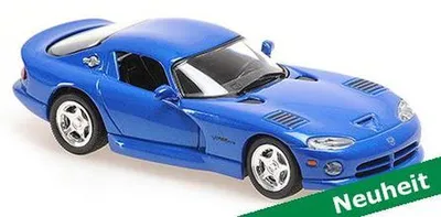 Produktbild von Minichamps 1:43 DODGE VIPER COUPE – 1993 – BLUE METALLIC