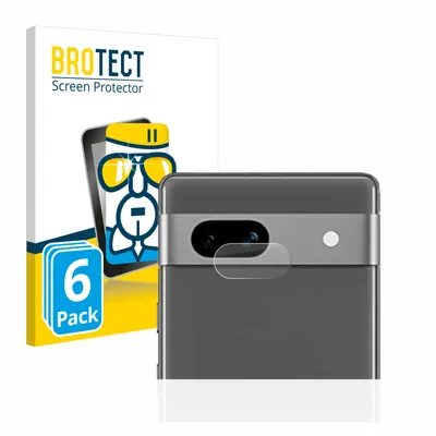 Produktbild von 6x BROTECT Schutzglas für Google Pixel 7a (NUR Kameraschutz) Schutzfolie Panzer Folie Glas Display Schutz klar