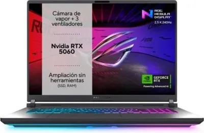 Produktbild von ASUS ROG Strix G18 G815JMR-S8051 18" Notebook Intel Core i7-14650HX 32 GB 1 TB SSD RTX 5060 Grau
