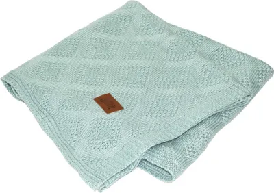 Immagine prodotto di Coperta, coperta per bambini in bambù, naturale, Maya Moo 80x100cm menta