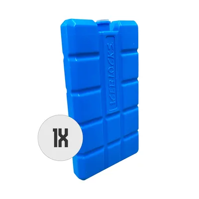 Produktbild von DULA Blau Kühlelement - Cooling Elements - 1 Stück 200 Gramm - 8 x 15 x 2 cm