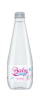 Immagine prodotto di ACQUA DI SORGENTE NON GASSATA 330 ml (VETRO) - AQUA EAST (BABY ZDRÓJ)