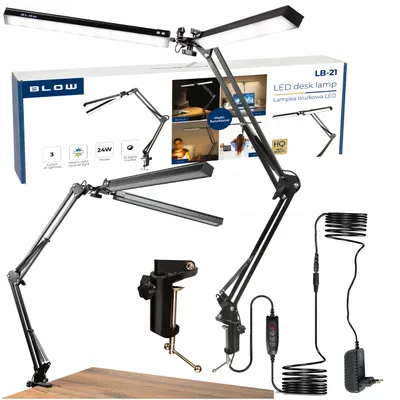 Image de 44-166# Lampe de bureau LED lb-21 noire