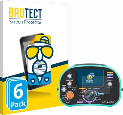 Produktbild von 6x BROTECT Schutzfolie für Kewtech KT63DL Displayschutz Displayschutzfolie Folie Matt Entspiegelungsfolie