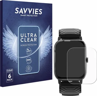 Produktbild von 6x Für Ddidbi P66E 1.85" Schutzfolie Savvies Displayschutz Display Schutz Folie Klar Transparent