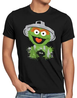 Produktbild von Herren T-Shirt Oscar mit Vintage Optik, originellem Druck und Regular Fit