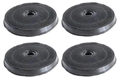Produktbild von 4x Trade-Shop Aktivkohlefilter Ø230mm für Hotpoint Scholtès Brandt Candy Miele Hoover Siemens Alno Constructa DeDietrich Neff Moffat Küchenhaube