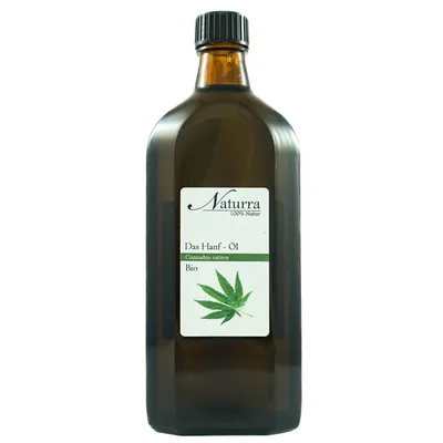 Produktbild von Bio Hanfsamenöl 250ml – kaltgepresst & unraffiniert im Glas – naturrein & Natur aus vegan – ideal für Hautpflege, Gesichtspflege, Naturkosmetik