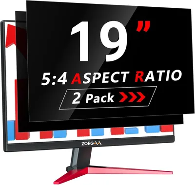 Obrázok produktu pre ZOEGAA Ochranný filter na monitor 19" 5:4, sada 2 ks, čierny