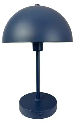 Produktbild von Tischlampe, Kabellos Dimmbar Tischleuchte, Led Tischleuchte Metall, Leselampe, USB Wiederaufladbare, Stockholm blau