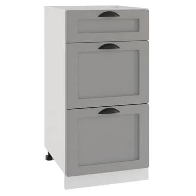 Obrázek produktu pro Dolní skříňka ADELINE D40 S/3 šedý mat