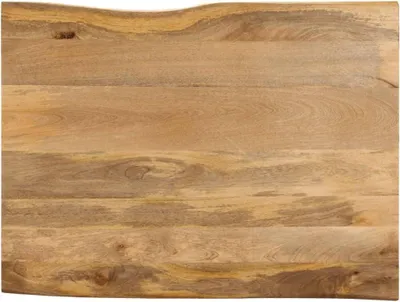Produktbild von Tischplatte mit Baumkante 110 x 80 x 2,5 cm aus Massivholz