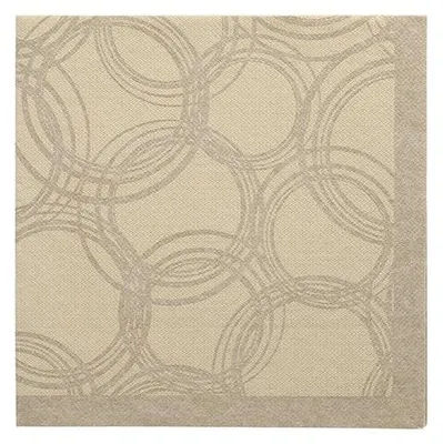 Produktbild von Servietten "ROYAL Collection" 1/4-Falz 40 cm x 40 cm sand "Bubbles"