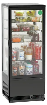 Immagine prodotto di Mini vetrina refrigerata 98 litri nero