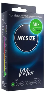 Immagine prodotto di My.Size Mix Preservativi misura 1, 47 mm, confezione standard, 10 Pezzi