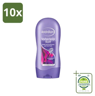 Zdjęcie produktu dla 10 x Odżywka Andrélon Verleidelijk do krótkich włosów - 300 ml - Opakowanie zbiorcze - 10 sztuk