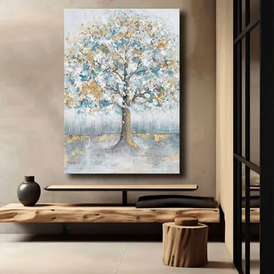 Image de Wallity, 70100softc-022, Peinture décorative sur toile, 100 % TOILE, Multicolore, 70 x 100 cm