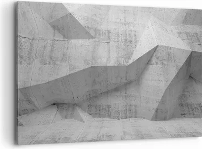Produktbild von Bild auf Leinwand - Leinwandbild - Einteilig - Beton Wand Grau - 100x70cm - Wand Bild - Wanddeko - Wandbilder - Leinwanddruck - Bilder - Wanddekoration - Leinwand bilder - Wandbild - AA100x70-4183