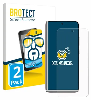 Produktbild von 2x Für Oppo Reno 14 Schutzfolie BROTECT Displayschutz Display Schutz Folie Klar Transparent