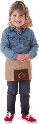 Image de Déguisement enfant cuisinière marron clair - 1-2 ans