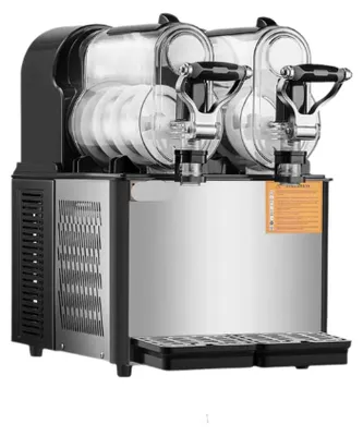 Productafbeelding van Slushy Machine – Dubbele Tanks Slushmachine – IJsmachine – 2x12L – Digitaal Display
