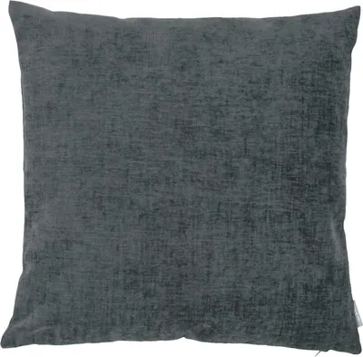 Produktbild von Kissen - 45 x 45 cm - Dunkelgrau - Polyester - mit Reißverschluss
