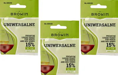 Produktbild von 3 x UNIVERSAL Weinhefe Gärhefe flüssig Hefe Reinzuchthefe Gärung Obstwein Hefe
