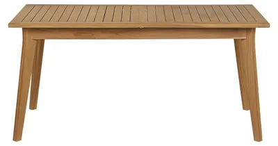 Produktbild von Miliboo - Ausziehbarer Gartentisch aus massivem Teakholz L160-210 cm LOMBOK