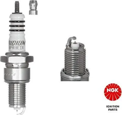 Produktbild von NGK Iridium Zündkerze 95580, Schlüsselweite 20,8 mm, Gewinde M14x1,25, Gewindelänge 19 mm, Funkenlage 3 mm