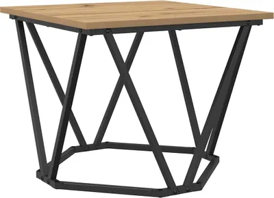 Obrázek produktu pro Sada 2 kusů odkládacích stolků vidaXL Artisan – dub, dřevo a ocel