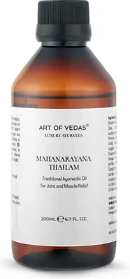 Produktbild von Art of Vedas Mahanarayana Thailam 200ml - Traditionelles Ayurvedisches Massageöl für Gelenke und Muskeln