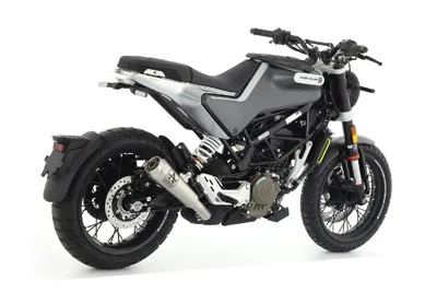 Image de ARROW Échappement PRO RACE pour Husqvarna Svartpilen 125 2021-, acier inoxydable