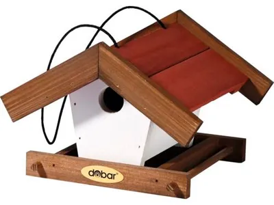 Produktbild von dobar Vogelhaus Futterstelle "Herbstfrüchte", hängend 2er Set, 22,5x21x16 cm